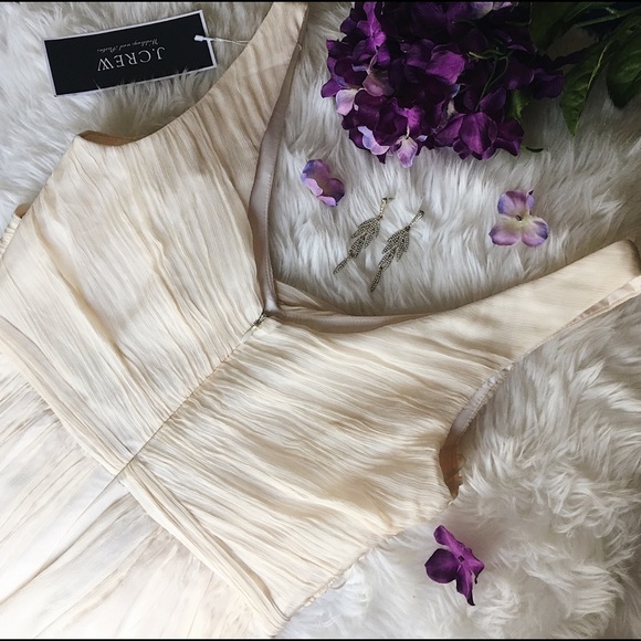 NEW J. Crew Heidi Dress In Silk Chiffon! - Picture 2 of 6